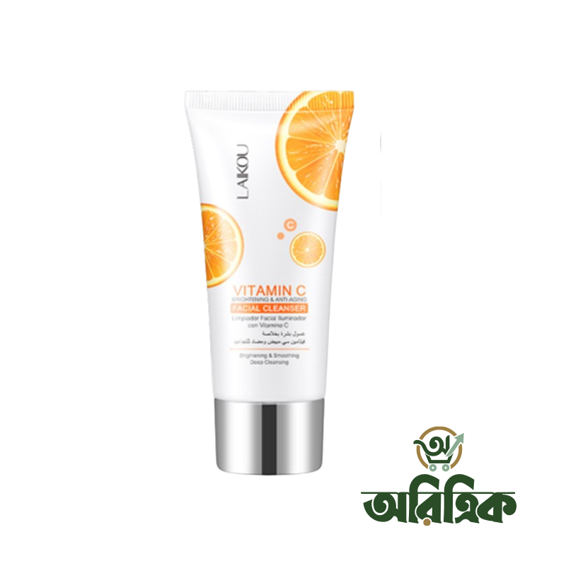 Laikou vitamin c brightening & anti-aging facial cleanser